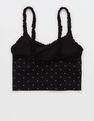 OFFLINE by Aerie Real Me XTRA Ruffle Longline Sports Bra