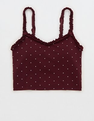 OFFLINE by Aerie Real Me XTRA Ruffle Longline Sports Bra