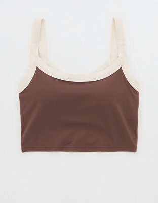 Offline By Aerie Real Me Low Key Ringer Longline Sports Bra