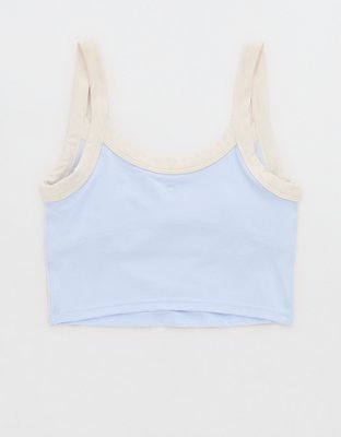 Offline By Aerie Real Me Low Key Ringer Longline Sports Bra