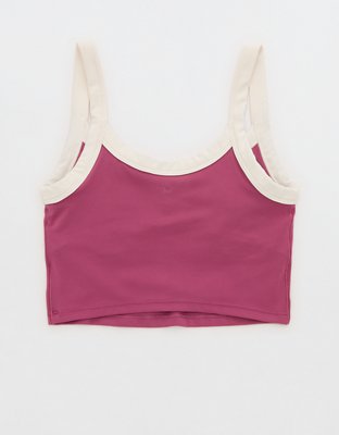 Offline By Aerie Real Me Low Key Ringer Longline Sports Bra