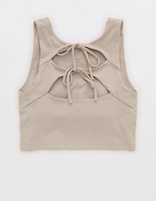 OFFLINE By Aerie Real Me Xtra Tie Back Longline Sports Bra