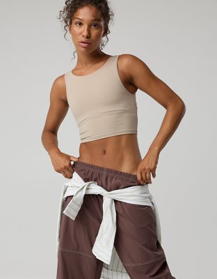 OFFLINE By Aerie Real Me Xtra Tie Back Longline Sports Bra