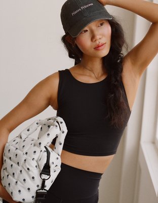OFFLINE By Aerie Real Me Xtra Tie Back Longline Sports Bra