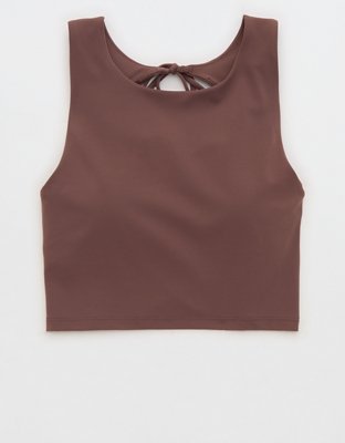 OFFLINE By Aerie Real Me Xtra Tie Back Longline Sports Bra