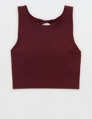 OFFLINE By Aerie Real Me Xtra Tie Back Longline Sports Bra