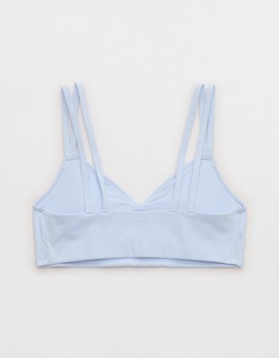 OFFLINE By Aerie Real Me Ruched Strappy Sports Bra