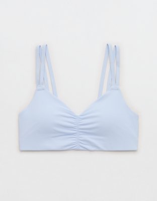 OFFLINE By Aerie Real Me Ruched Strappy Sports Bra