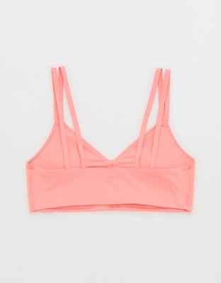 OFFLINE By Aerie Real Me Ruched Strappy Sports Bra