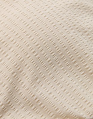 OFFLINE By Aerie Seersucker Classic Sports Bra