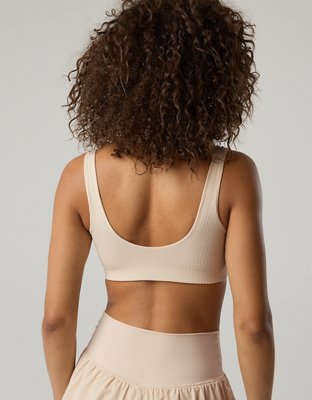 OFFLINE By Aerie Seersucker Classic Sports Bra