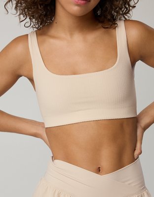 OFFLINE By Aerie Seersucker Classic Sports Bra