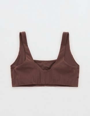 OFFLINE By Aerie Seersucker Classic Sports Bra