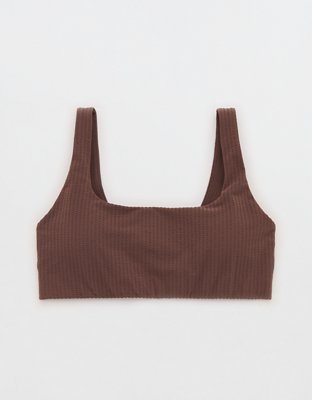 OFFLINE By Aerie Seersucker Classic Sports Bra