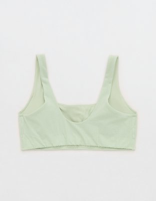 OFFLINE By Aerie Seersucker Classic Sports Bra