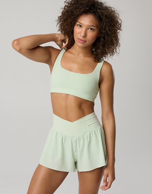 OFFLINE By Aerie Seersucker Classic Sports Bra