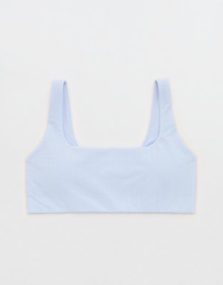 OFFLINE By Aerie Seersucker Classic Sports Bra