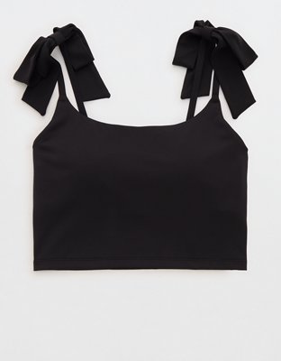 OFFLINE by Aerie Real Me Tie Shoulder Longline Sports Bra