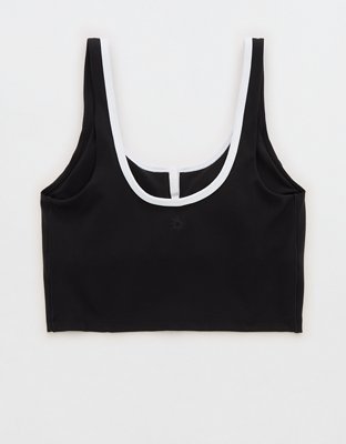 OFFLINE By Aerie Real Me Tipped Low Key Longline Sports Bra