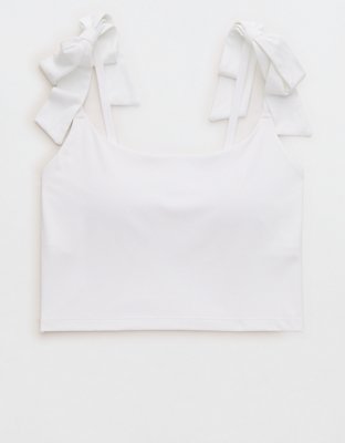 OFFLINE by Aerie Real Me Tie Shoulder Longline Sports Bra
