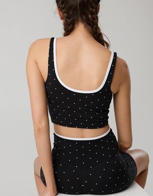 OFFLINE By Aerie Real Me Tipped Low Key Longline Sports Bra