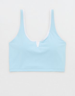 OFFLINE By Aerie Real Me Tipped Low Key Longline Sports Bra