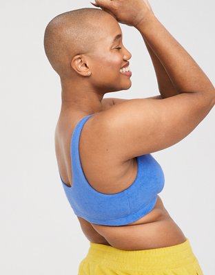 OFFLINE By Aerie Summer Lights Terry Sports Bra
