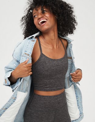 OFFLINE By Aerie The Hugger Longline Racerback Sports Bra