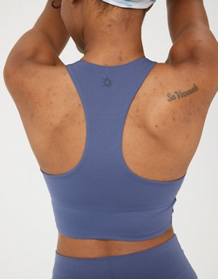 OFFLINE By Aerie Real Me Racerback Longline Sports Bra