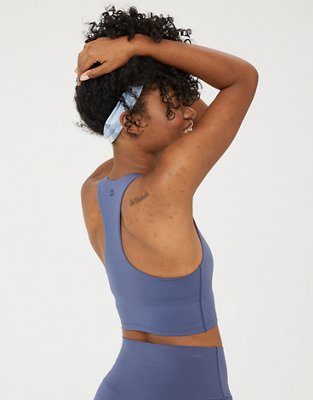 OFFLINE By Aerie Real Me Racerback Longline Sports Bra