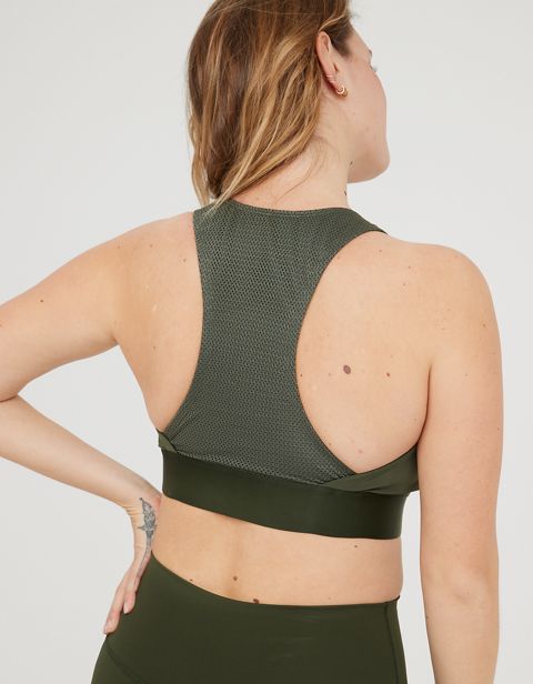 Спортивное бра OFFLINE By Goals, борцовская спина, сетка — Aerie