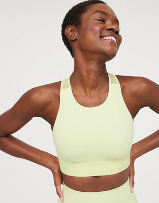 OFFLINE By Aerie Goals Mesh Racerback Sports Bra