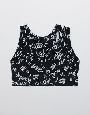 OFFLINE by Aerie x Aly Raisman Asymmetric Sports Bra