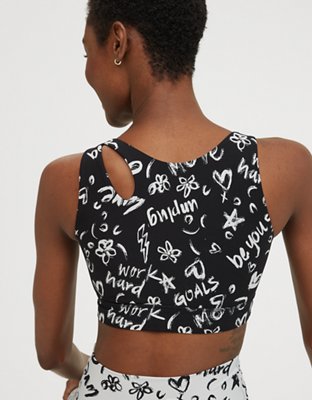 OFFLINE by Aerie x Aly Raisman Asymmetric Sports Bra