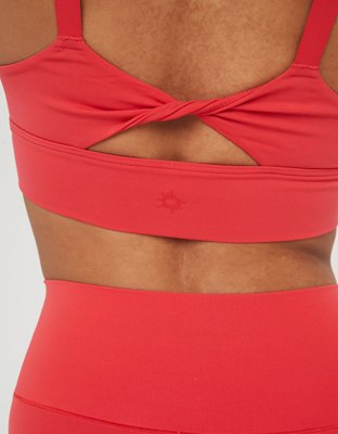 OFFLINE By Aerie Real Me Twist Back Sports Bra