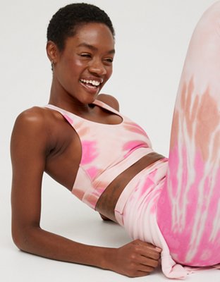 OFFLINE Real Me Tie Dye Keyhole Sports Bra