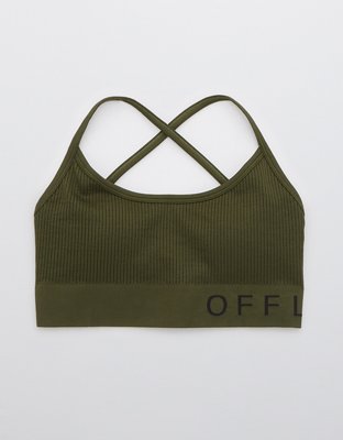 OFFLINE Ribbed Seamless Strappy Back Sports Bra