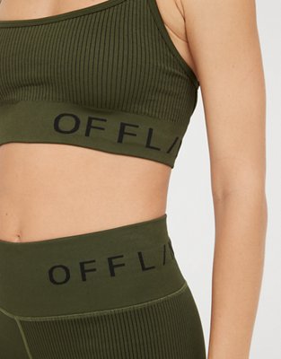 OFFLINE Ribbed Seamless Strappy Back Sports Bra