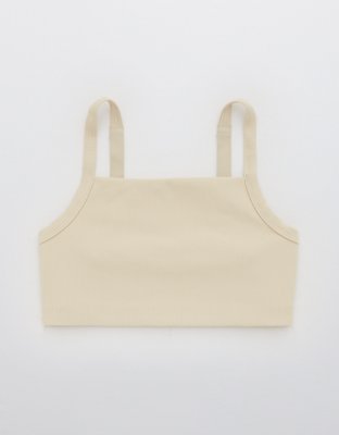 OFFLINE By Aerie Ribbed Square Neck Sports Bra