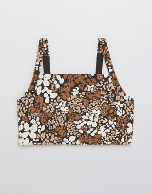 OFFLINE Printed Square Neck Sports Bra