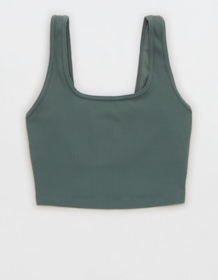 OFFLINE By Aerie Ribbed Plunge Sports Bra