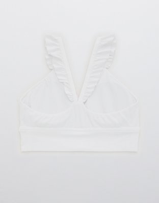 OFFLINE By Aerie Real Me XTRA Ruffle Sports Bra