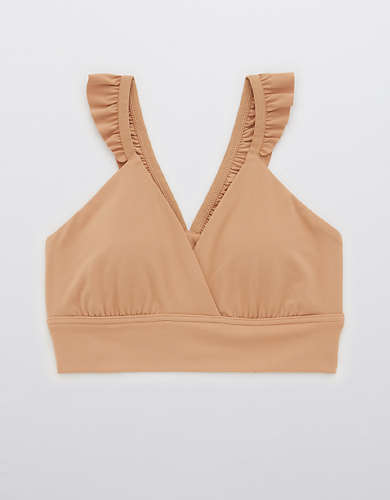 NEW OFFLINE By Aerie Real Me Xtra High Waisted Crossover Ruffle
