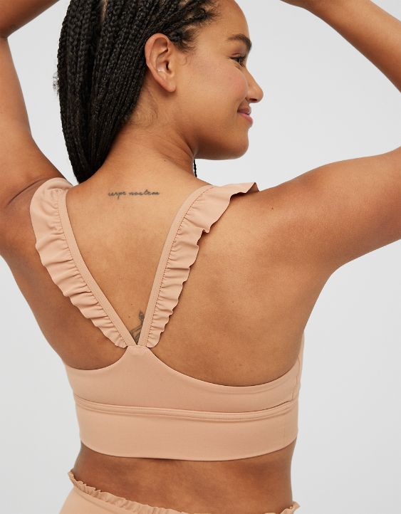 OFFLINE By Aerie Real Me Xtra Ruffle Sports Bra