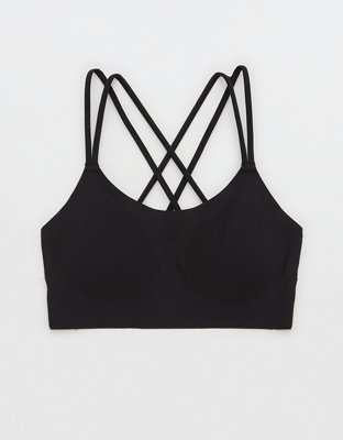 Mesh racerback sports bra