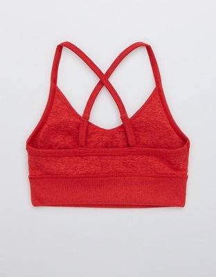 OFFLINE By Aerie The Hugger Ribbed Longline Sports Bra