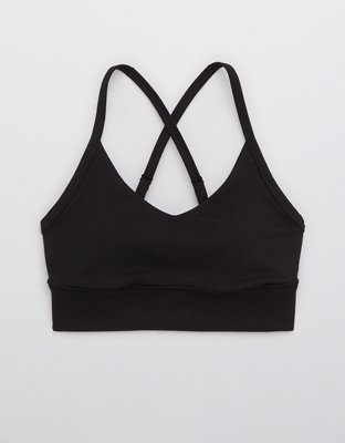 OFFLINE By Aerie The Hugger Ribbed Longline Sports Bra