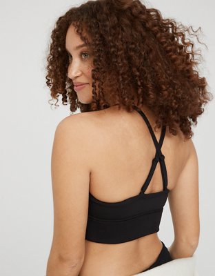 OFFLINE By Aerie The Hugger Ribbed Longline Sports Bra