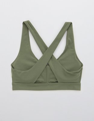 OFFLINE By Aerie Real Me Bra deportivo con plisado