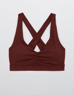 OFFLINE By Aerie Real Me Bra deportivo con plisado